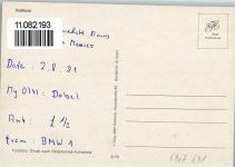 W6907 Nußloch Ortsansicht Edeka-Geschäft Apotheke Tulpen Apotheke