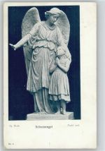 Statue Verlag Christliche Kunst Nr. 2 Schutzengel 1910