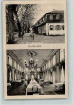 97708 W8733 Bad Bocklet - Badehaus mit Brunnenhalle Innenaufnahme Speisesaal 2-Bildaufnahme