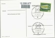 DBP I/2 - Postillione Braunschweig-Lüneburg 1820 - Sonderstempel Frankfurt telecom 1969 Post