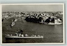 Valletta - Gesamtansicht Hafen Schiffe