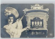 Für Dich Serie 210-2 ca 1906 Foto AK Briefkasten