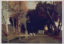 Nr. 3292 - Heiliger Hain - Nonnen Böcklin, A. Künstlerkarte