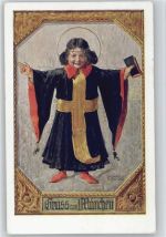 Münchner Kindl mit Bibel Wagner, R. 1933 Künstlerkarte