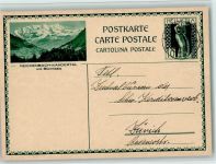 Reichenbach im Kandertal Blümlisalp Ganzsache