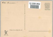 ca 1949 AK Kind mit Dreirad Briefkasten