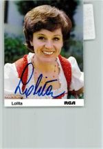 Lolita Original Autogramm Schlagersänger