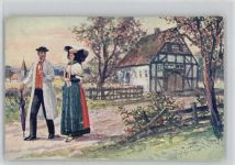 Bückeburg - Regenschirm Trachten Schaumburg-Lippe