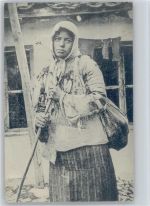 Volkstypen - Frau aus Mazedonien Südosteuropa Trachten Osteuropa 1918