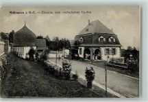 Mülhausen - Eingang zum zool. Garten 1917 AK Zoo