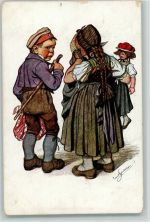 Schwarzwald Trachten Nr. 10 AK Abschied Beithan, E.