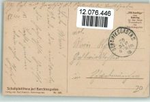 Schuhplattler bei Berchtesgaden - Berge Volkstanz Künstlerkarte