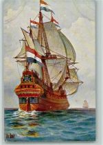 Karte Nr. 220 - Holl. Segelschiff 17. Jahrh. Marine - Galerie