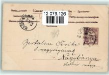 Frauenkopf als Foto im Barock Silberrahmen ca 1902 AK Haarmode Prägedruck