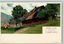 Veltens Künstler AK sign Mutter - Schwarzwaldhaus , litho Mutter, K.