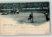 Nr. 695 - Corrida de Toros - Un Ovacion 1902 AK Stierkampf