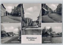 49828 W4458 Neuenhaus , Dinkel - Hauptstraße Bahnhofstraße