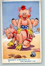 Walt Disney - Schweinchen Dick - Valentine Nr. 4441 AK Comic