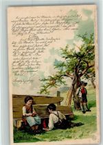 Serie 32-2 Das grosse Tal AK Kinderpoesie Döcker, E. 1901