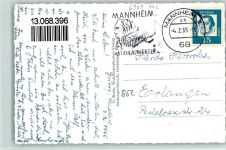 69251 W6901 Gaiberg , Baden 1965 Foto AK Versch. Straßenpartien, Kirche, gute Erhaltung AK