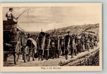 Gang in die Weinlese - Berufe AK Strieffler, H.
