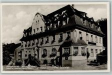 W8556 Gößweinstein Gasthaus Schefflerstube am Denkmal Victor v. Scheffel Foto AK