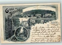 88400 W7950 Jordanbad 1897 Künstlerkarte Gruss aus - versch. Abbildungen