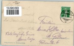 Appenzell Postgebäude Postamt 1912