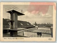 Reichssportfeld, Schwimmstadion - Fleck Stadt mit Hakenkreuz 1943