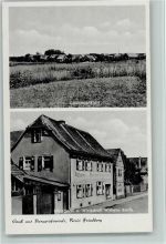 61184 W6367 Burg-Gräfenrode - Gesamtansicht Metzgerei Wirtschaft Wilhelm Barth 2-Bildaufnahme