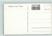 32825 W4933 Blomberg , Lippe 1955 - Schwimmbad , gute Erhaltung AK