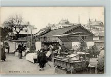 Yokohama - Une rue - Marktszene -1910 gute Erhaltung