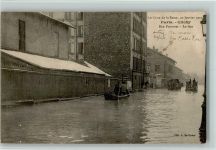Clichy Inondation 1910 - Rue Fournier Hochwasser 1910