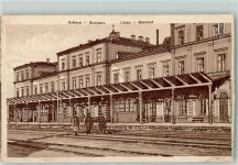 Libau Liepaja Gebrauchsspuren Bahnhof