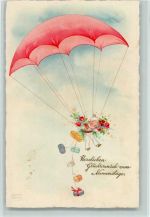 Glückwünsche Namenstag Geschenke sign Fallschirm