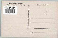 64673 W6144 Zwingenberg , Bergstr - Hotel zum Löwen