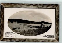 O9900 Plauen , Vogtl Talsperre Holzrahmen 1913 Prägedruck