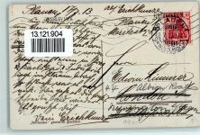 O9900 Plauen , Vogtl Talsperre Holzrahmen 1913 Prägedruck