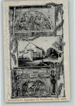 99894 O5801 Engelsbach 1910 Gebrauchsspuren Hotel zum Paradiesgarten AK