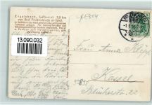 99894 O5801 Engelsbach 1910 Gebrauchsspuren Hotel zum Paradiesgarten AK