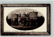 Luxembourg Luxemburg Fort Thüngen Drei Eicheln Prägedruck Holzrahmen Gebrauchsspuren
