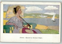 Sommer - Aquarell von Reinhold Pfeiffer Velhagen & Klasings