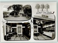 48291 W4404 Telgte - Gasthaus Drei Linden Rückseite mit Kleberesten bzw Abschürfungen