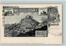 34576 W3588 Homberg , Efze - 1904 Alt-Homberg Stich