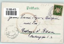 96231 W8623 Staffelstein , Oberfr Lithographie Passepartout Ort lt. Stempel