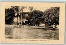 Cotonou - Dahomey Les Inondations 1925 L Ecole Regionale Palme Hochwasser
