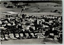 49143 W4516 Schledehausen , Kr Osnabrück - Fliegeraufnahme Rückseite mit Abschürfungen bzw Kleberesten