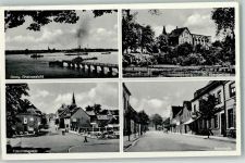 47495 W4134 Orsoy , Niederrhein - Rheinansicht Evangel. Krankenhaus Friedrichplatz Kuhstraße