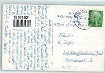 47495 W4134 Orsoy , Niederrhein - Rheinansicht Evangel. Krankenhaus Friedrichplatz Kuhstraße