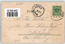 O4600 Lutherstadt Wittenberg Gruss aus Lutherstube Luther Eiche ( Bäume ) AK Luther 1899 Lithographie